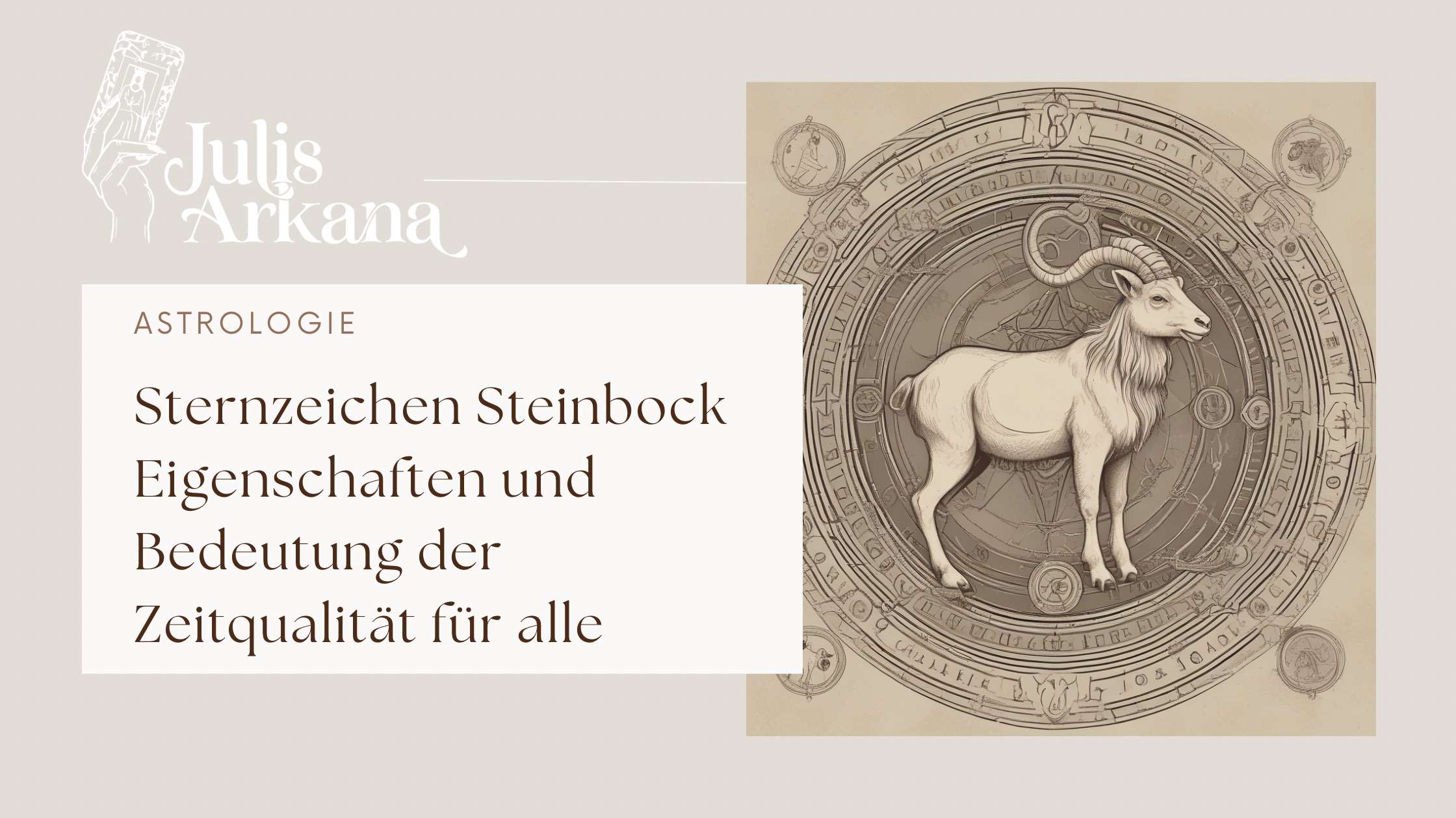 Mehr über den Artikel erfahren Sternzeichen Steinbock Bedeutung